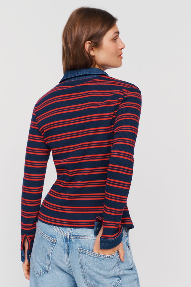 Dolan Left Coast Denim Mix Cardigan #2