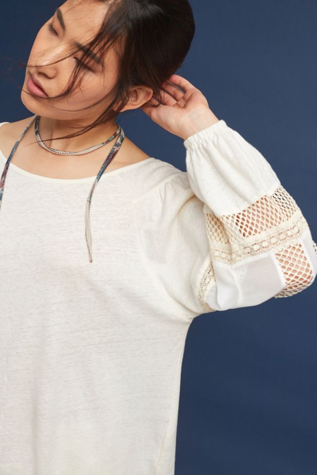 Sia Embroidered Peasant Top #3