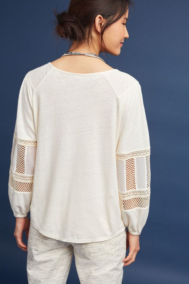 Sia Embroidered Peasant Top #4