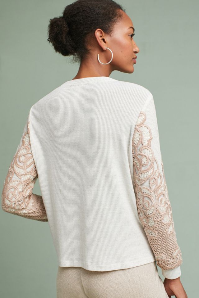 Sequined Damask Sweatshirt #3