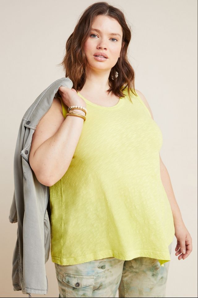 Amber Asymmetrical Tank #9