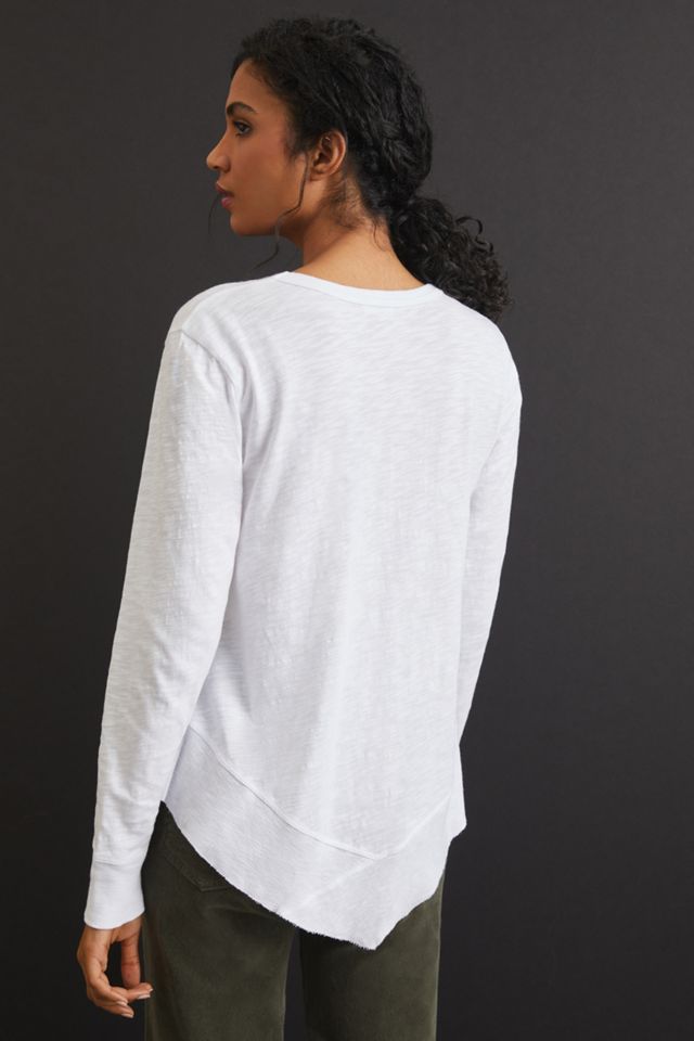 Annie Asymmetrical V-Neck Top #3