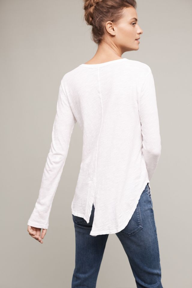 Seamed Scoop Tee #3