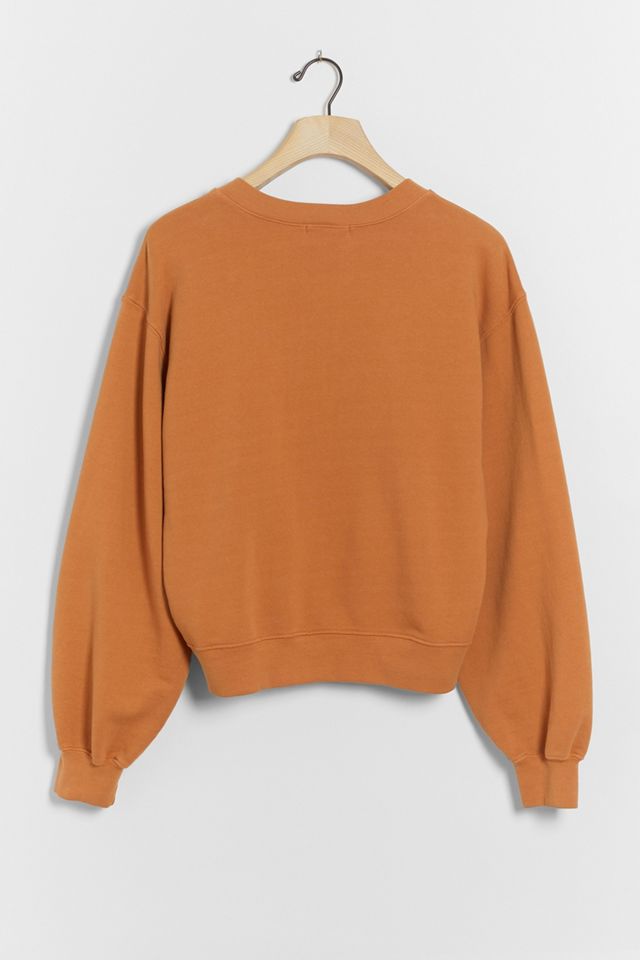 AGOLDE V-Neck Balloon-Sleeved Sweatshirt #1