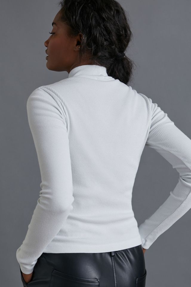 AGOLDE Amber Ribbed Turtleneck Top #1