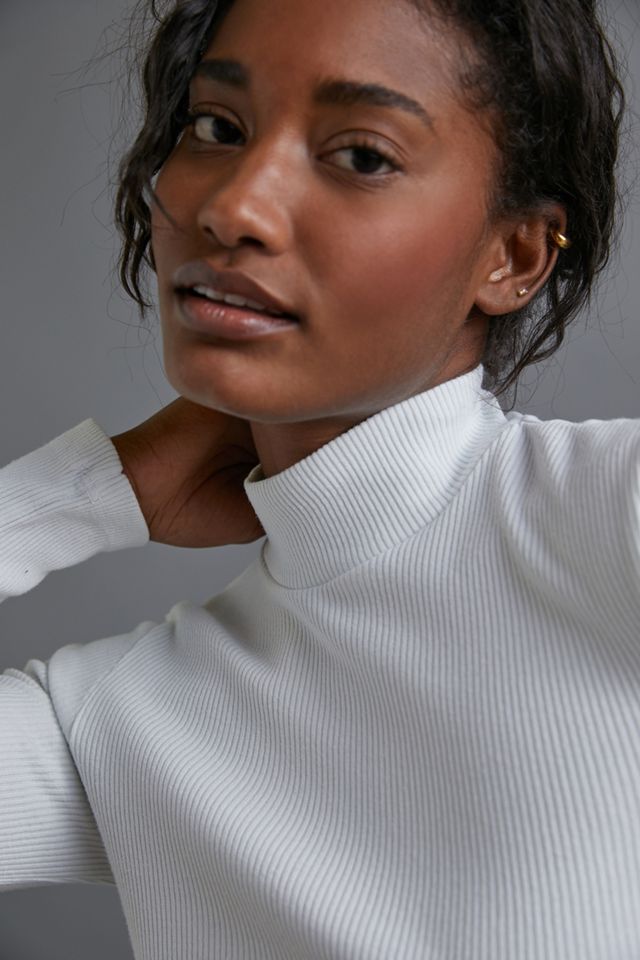 AGOLDE Amber Ribbed Turtleneck Top #2