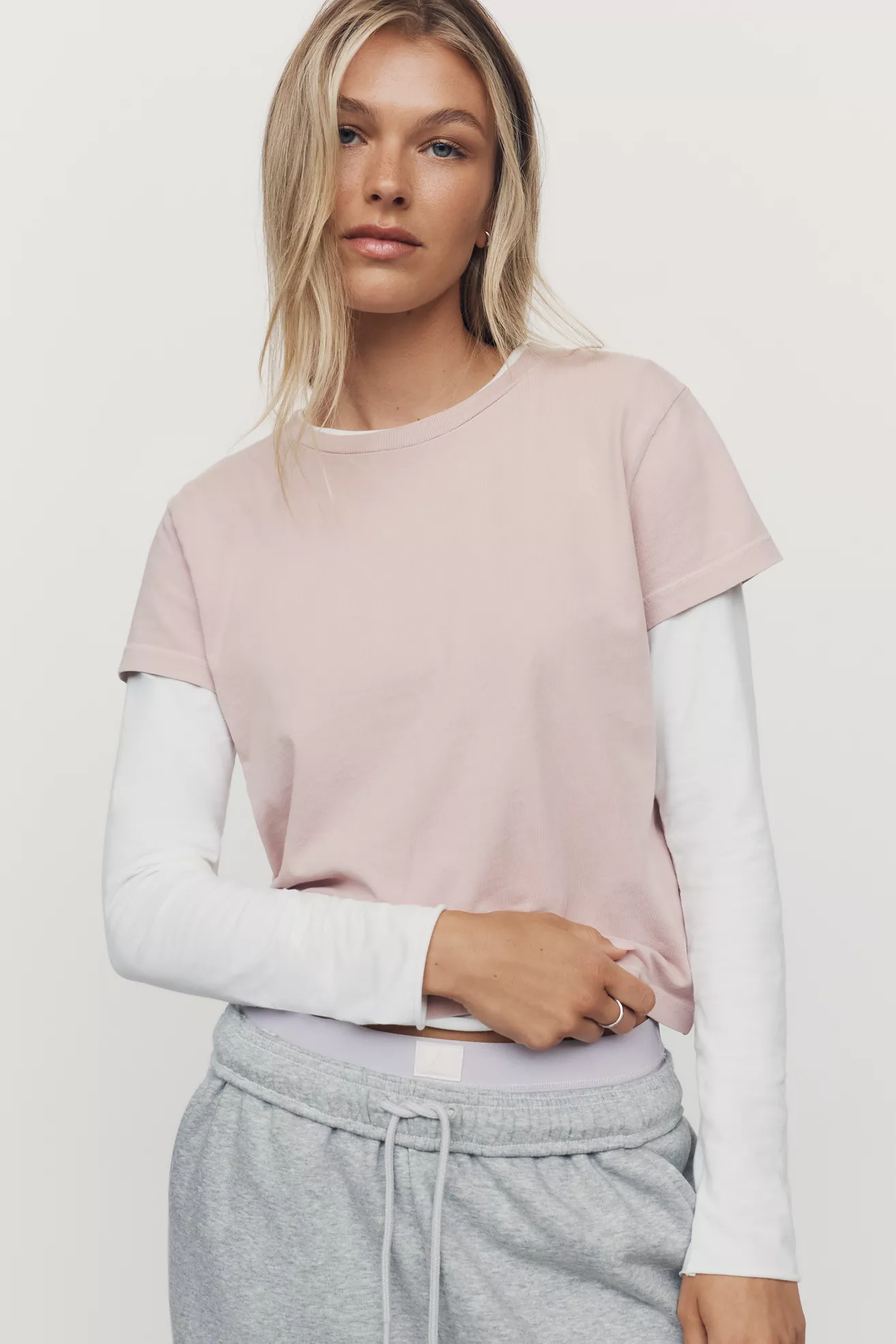 AGOLDE Adine Crop Tee
