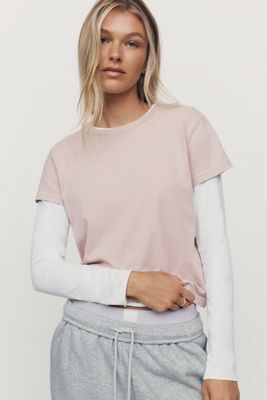 AGOLDE Adine Crop Tee