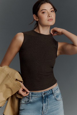 AGOLDE BINX HIGH-NECK TANK TOP 
