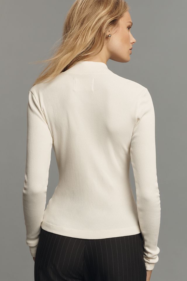 Citizens of Humanity Sheena Long-Sleeve Henley Top #1