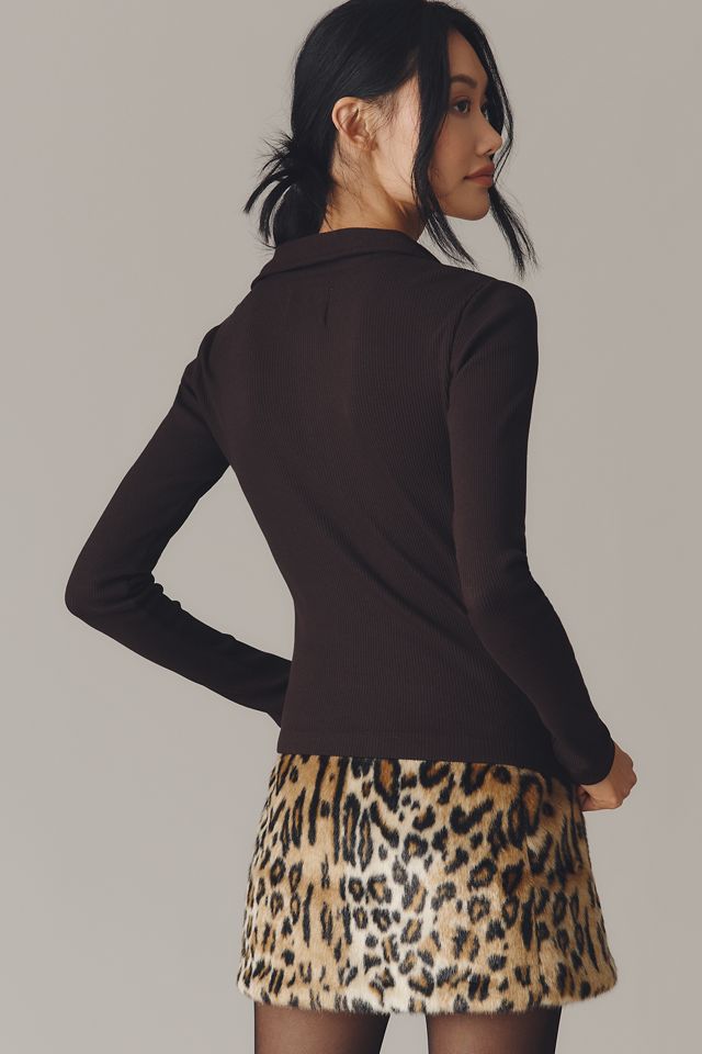 Citizens of Humanity Long-Sleeve 60's Polo Top #1