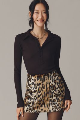 Citizens of Humanity Long-Sleeve 60's Polo Top