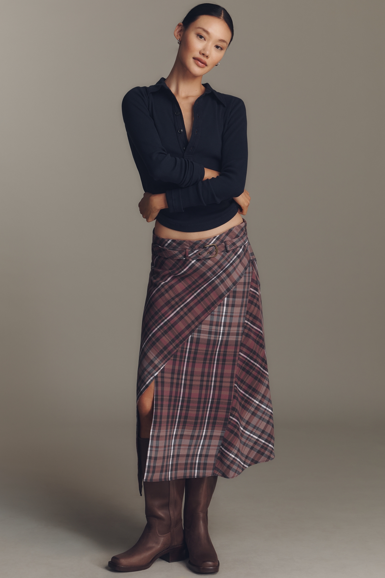 Citizens of Humanity Long-Sleeve 60's Polo Top