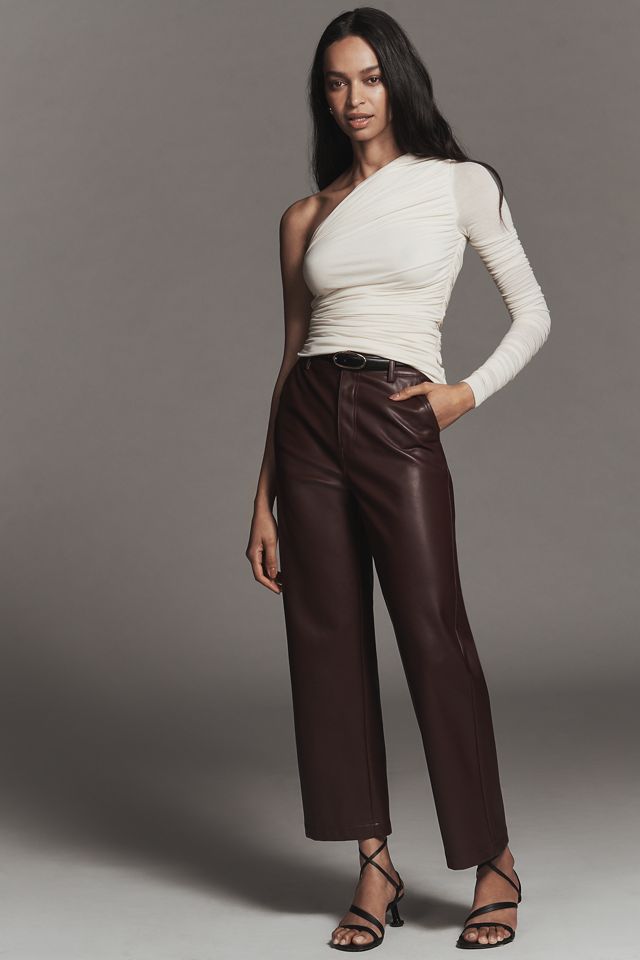 AGOLDE Annette One-Shoulder Ruched Top #2