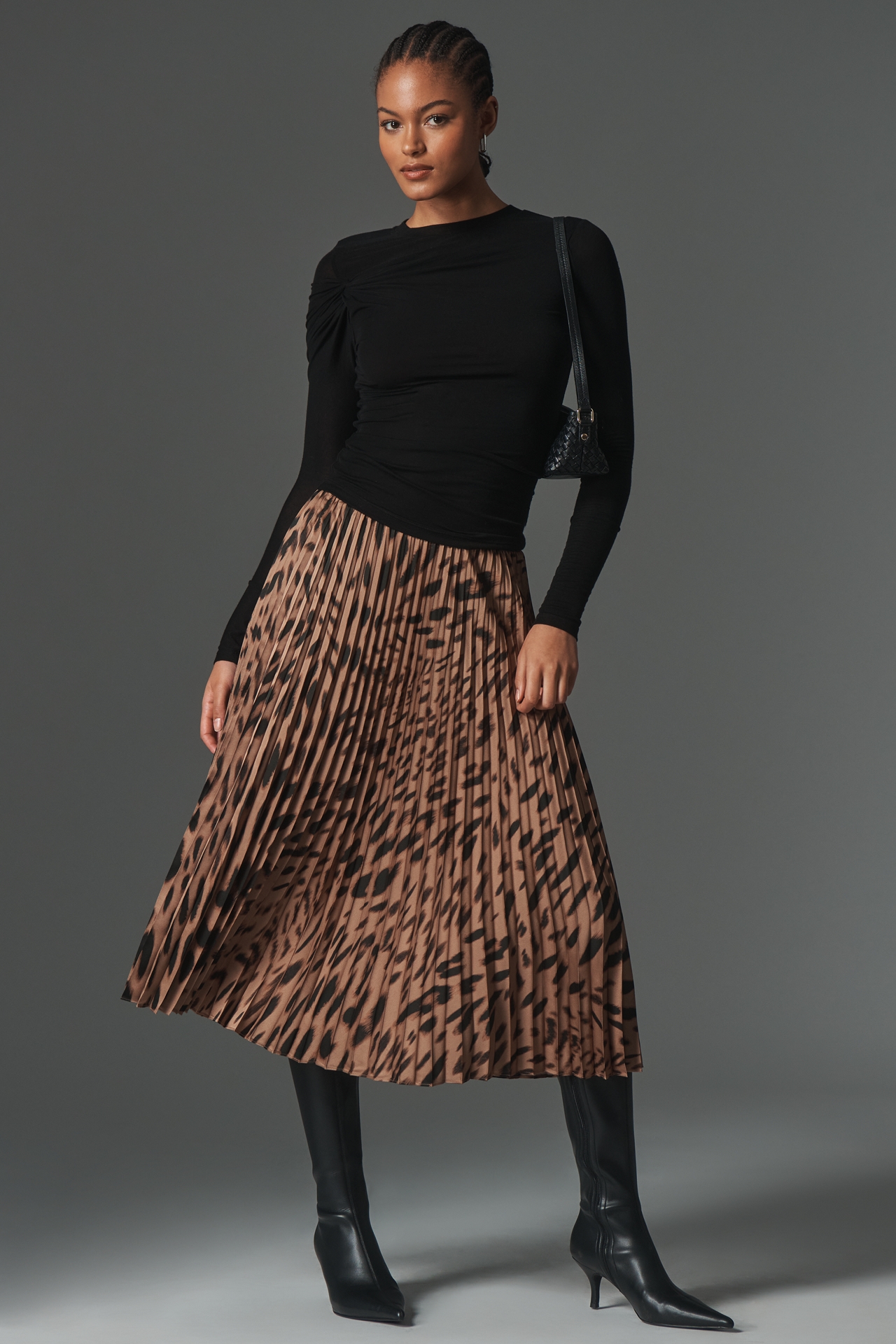 AGOLDE Lissa Long-Sleeve Twist Detail Top