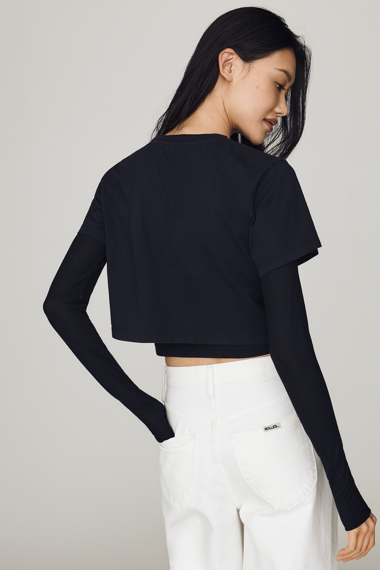 AGOLDE Romily 100% Cotton Long-Sleeve Tee