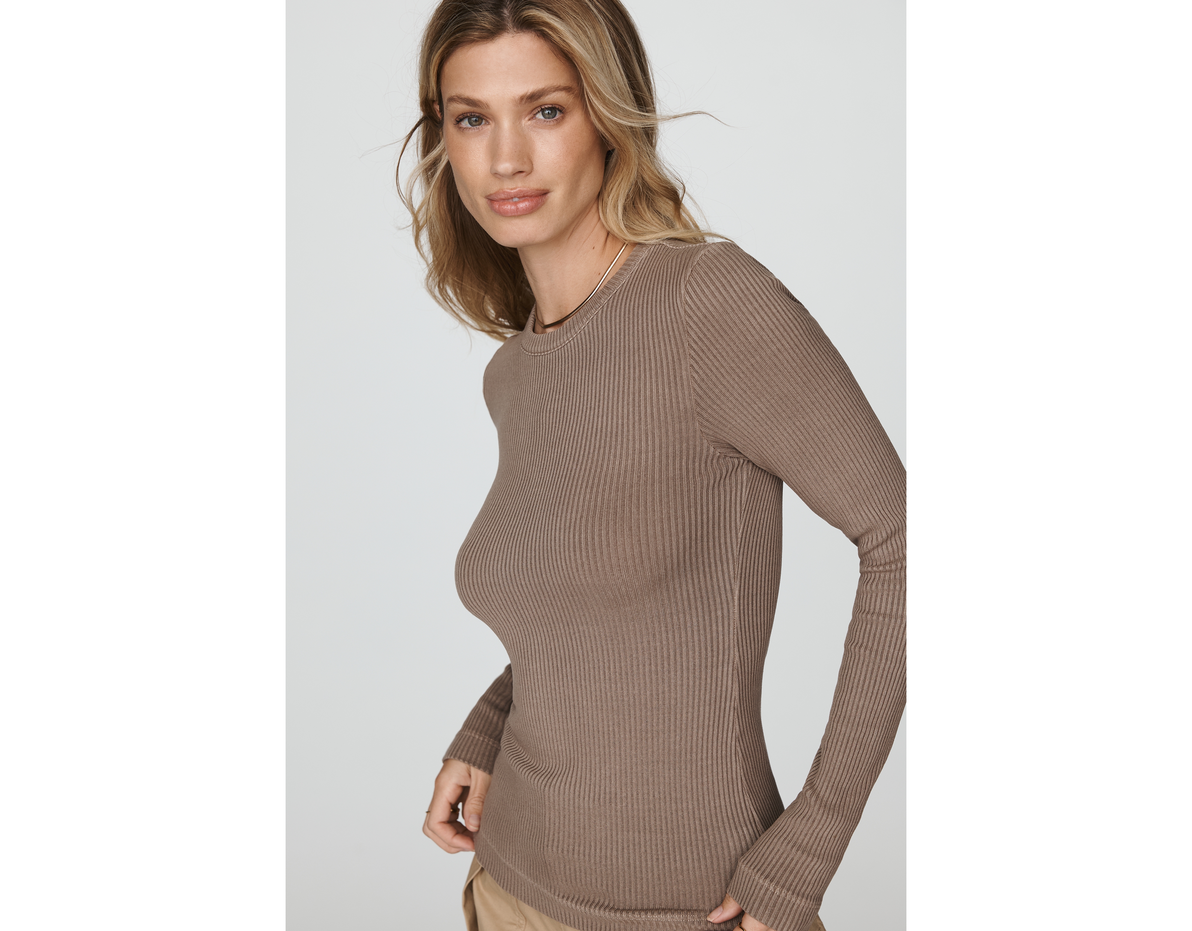 Citizens of Humanity Bina Long-Sleeve Crew-Neck Pullover