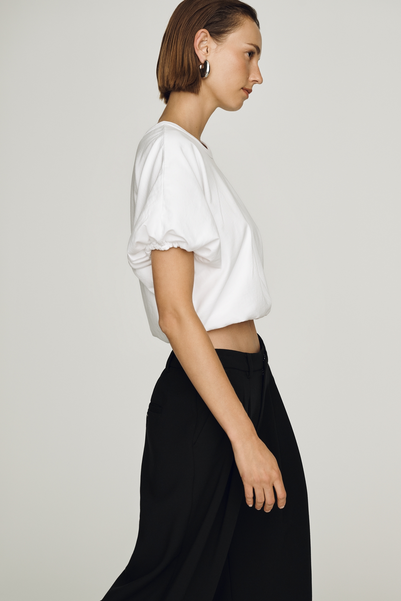Citizens of Humanity Cotton Gia Bubble-Hem Tee