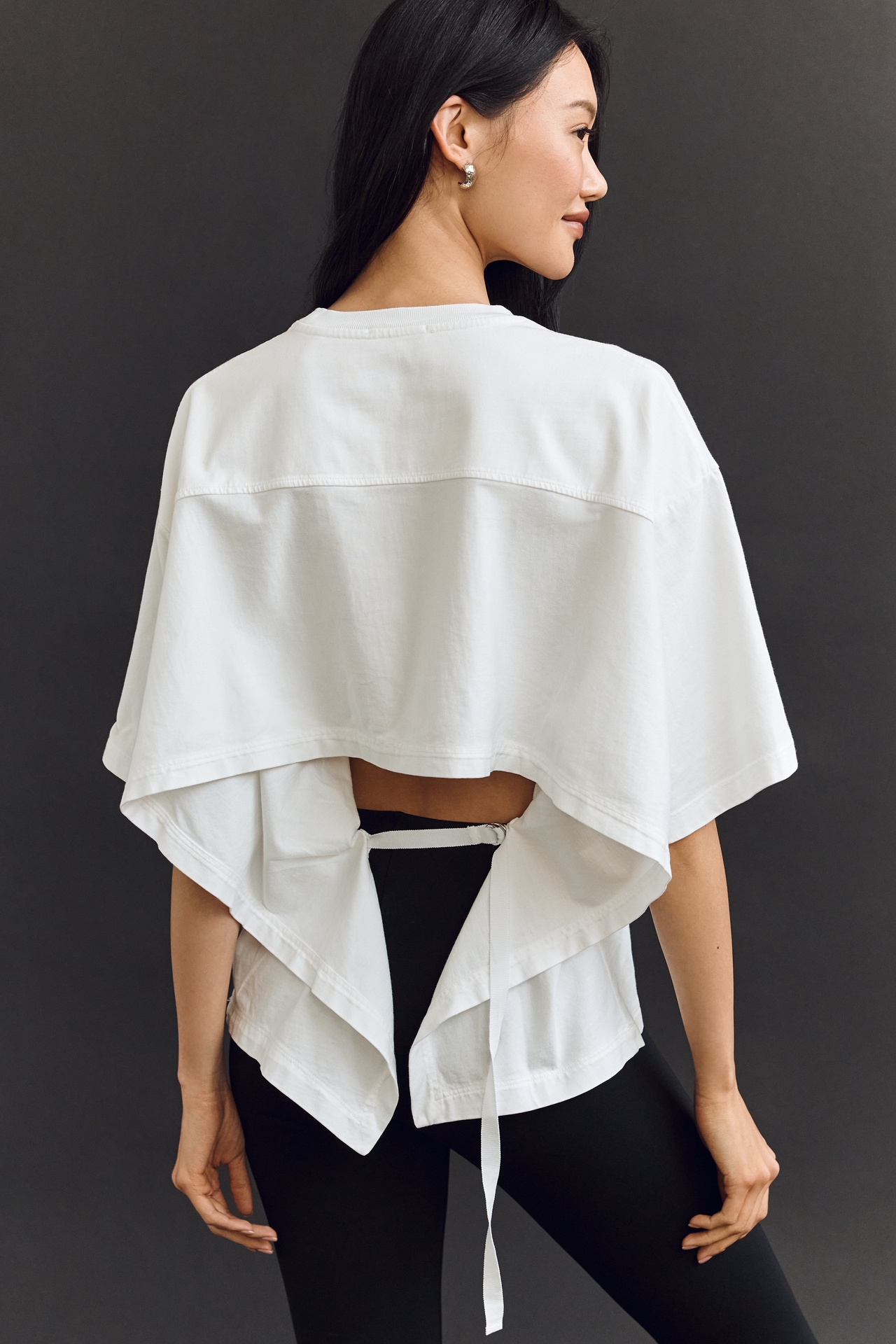 AGOLDE Theo Open-Back Tee