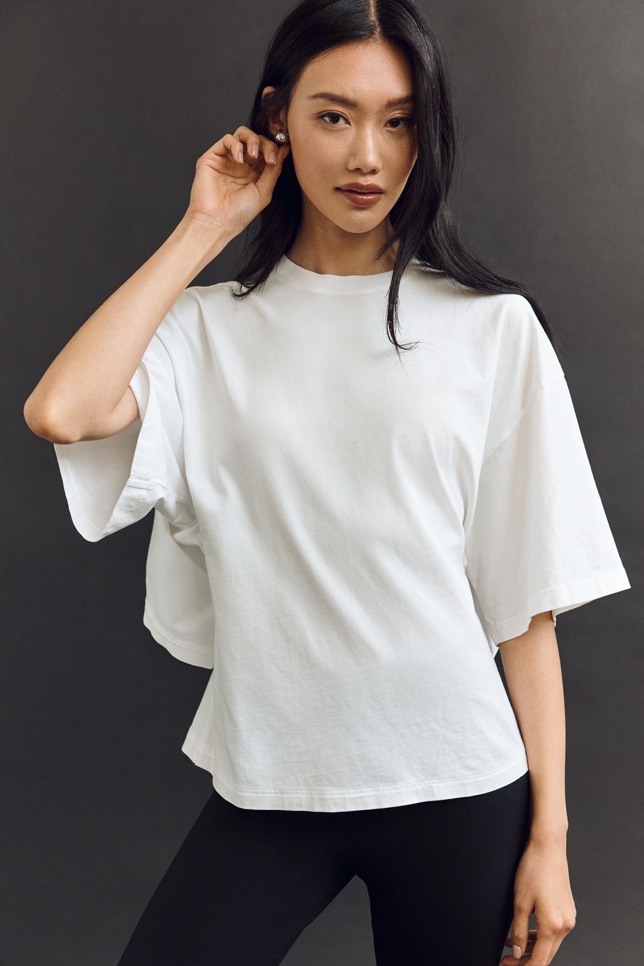AGOLDE Theo Open-Back Tee