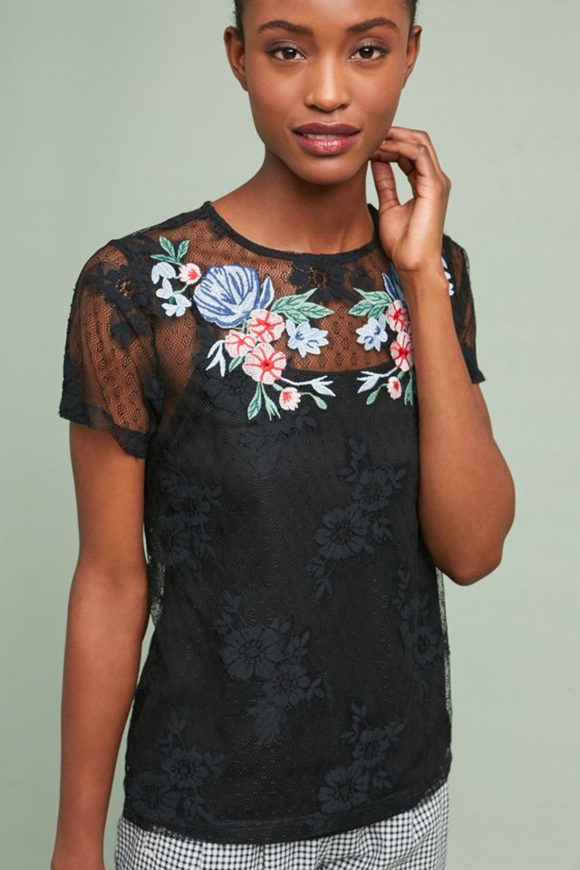 Florence Embroidered Top #3