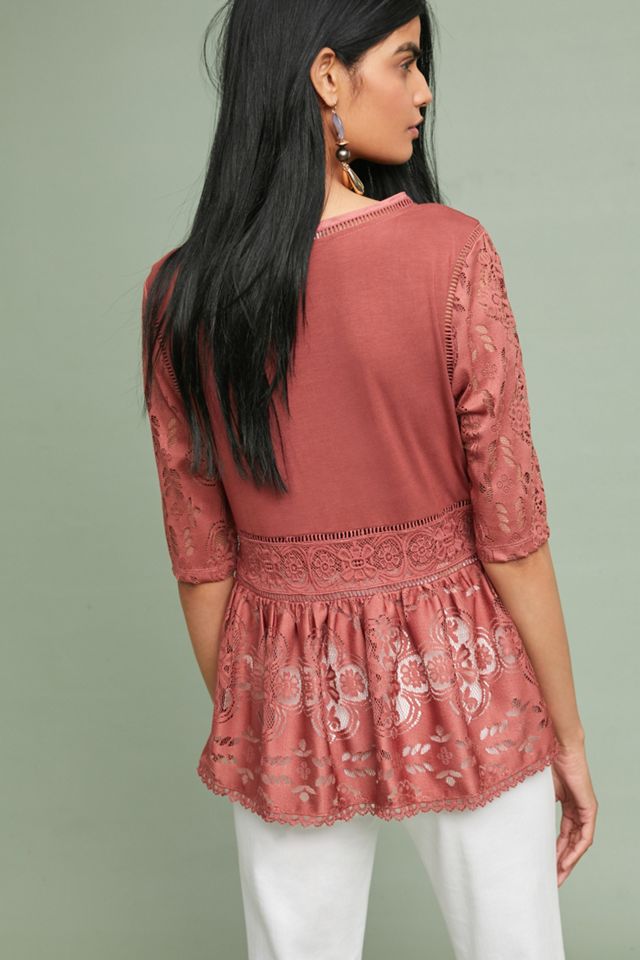 Mae Peplum Top #1