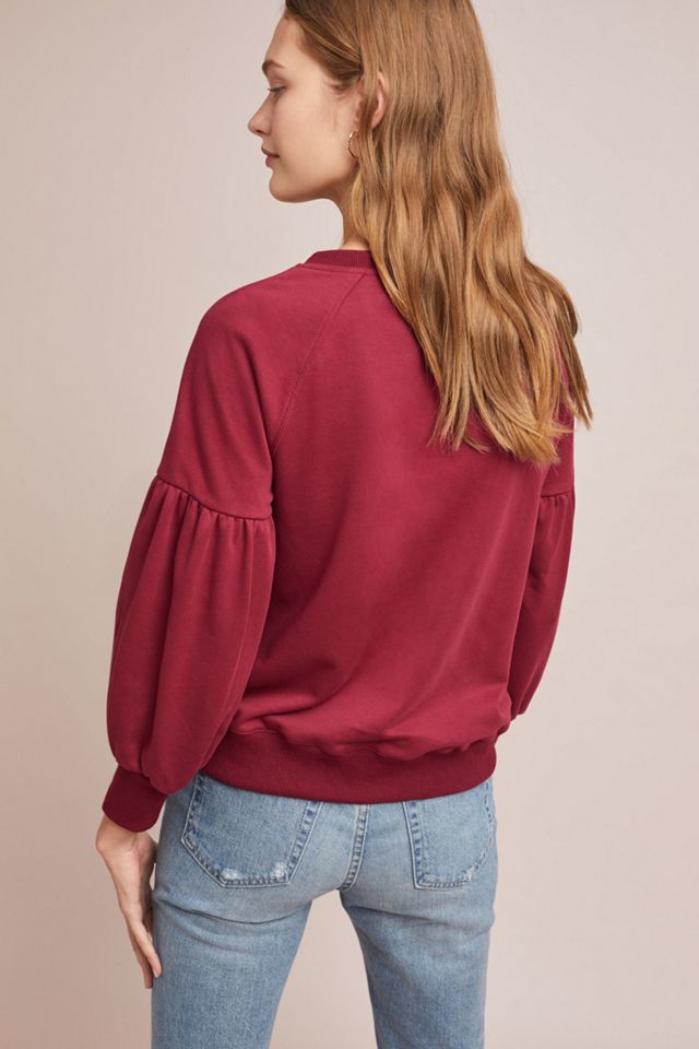 Floral Applique Sweatshirt #1