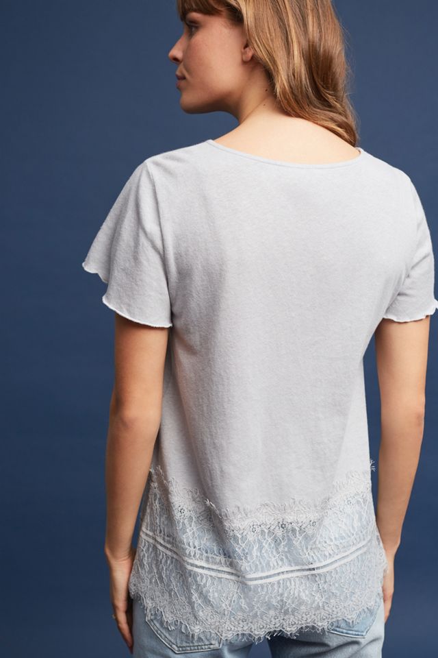 Linen & Lace Tee #2