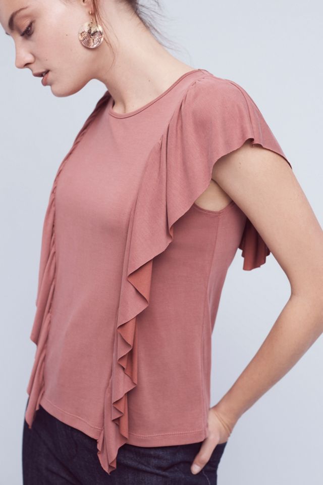 Linear Ruffled Top #1