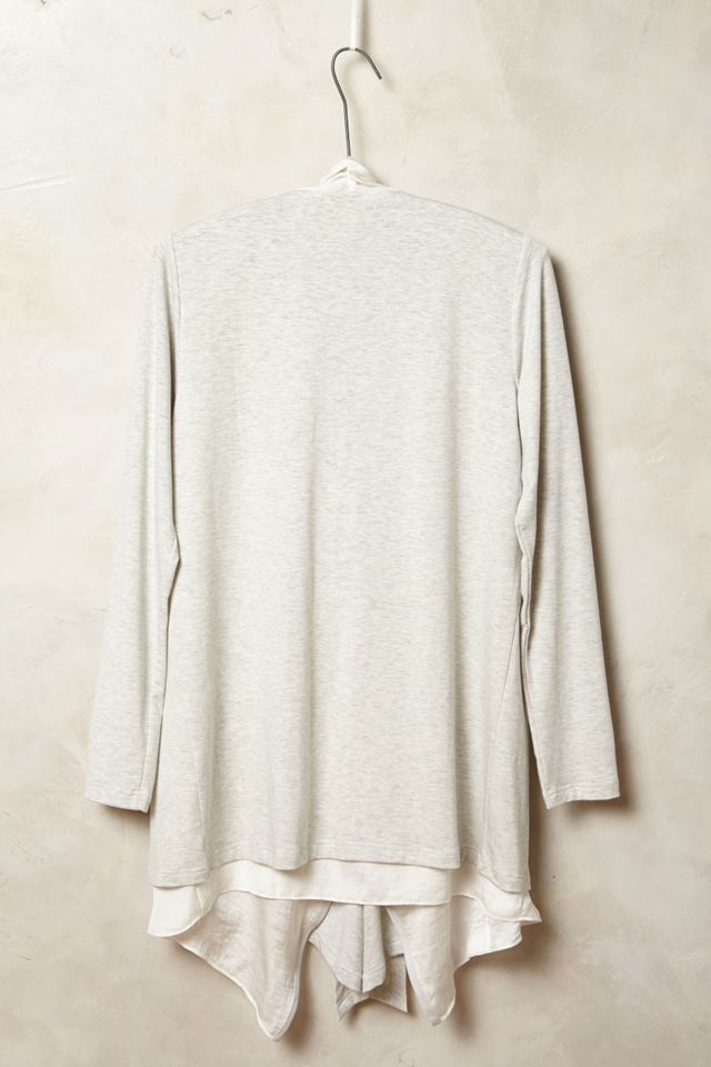 Ruffled Heather Cardigan #1