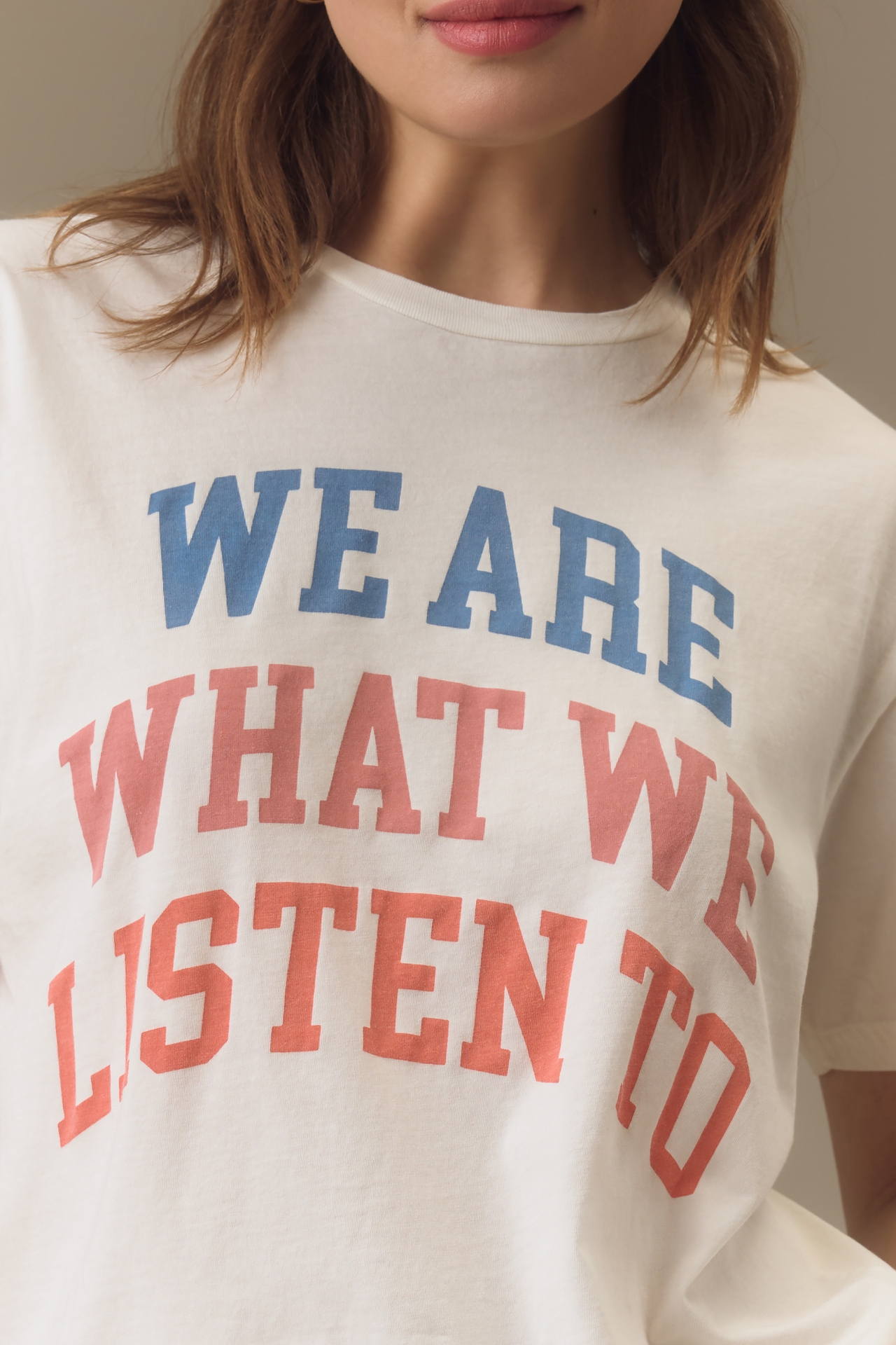 Original Retro Brand We Are What Listen To Graphic Tee