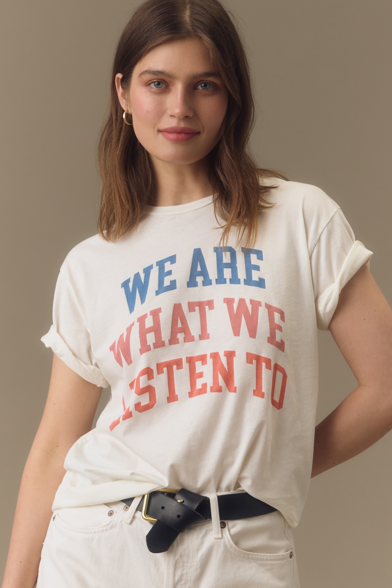 Original Retro Brand We Are What Listen To Graphic Tee