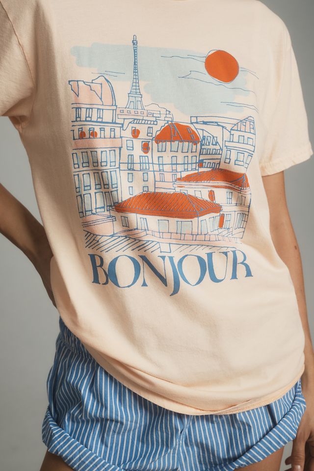 Original Retro Brand Bonjour Graphic Tee #3