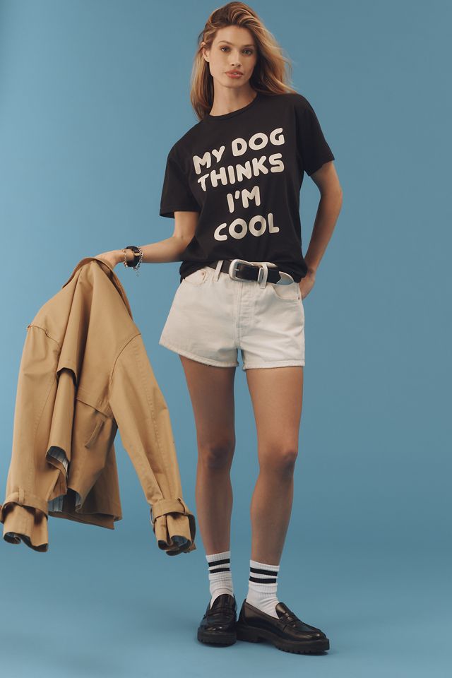 Original Retro Brand My Dog Thinks I'm Cool Graphic Tee #2