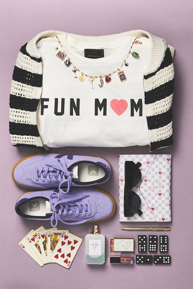 Original Retro Brand Fun Mom Graphic Tee #1