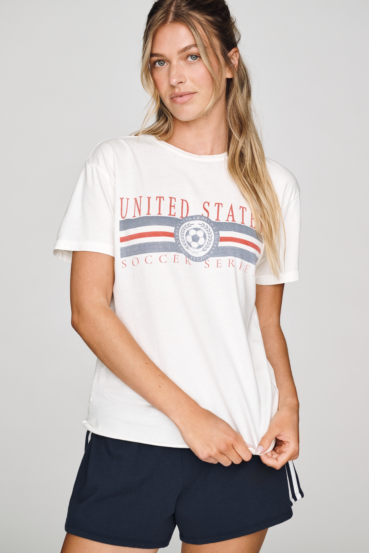 Retro Brand Cotton Soccer Tee