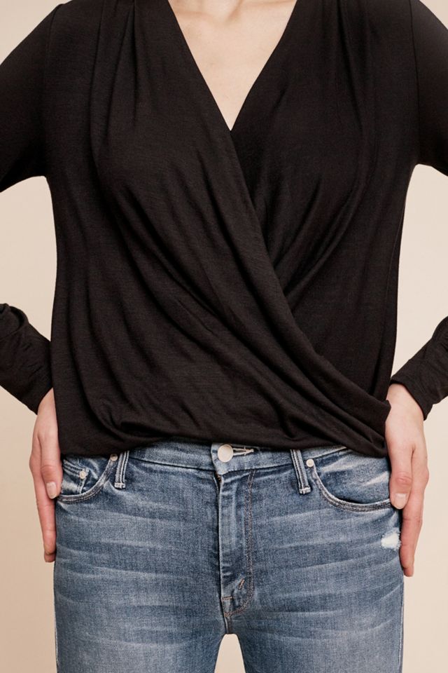 Marceau Wrap Top #1