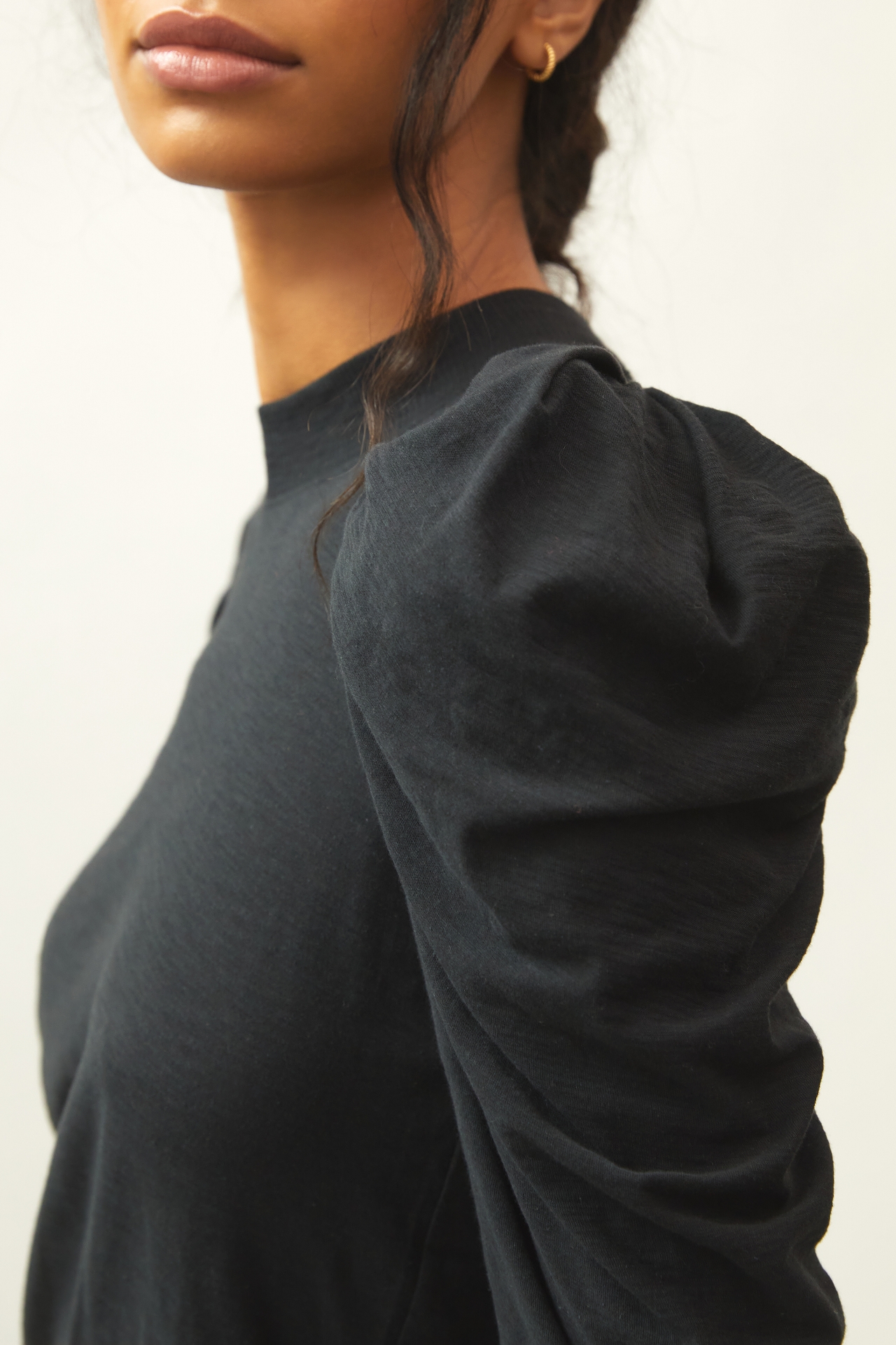Nation Los Angeles Zeta Puff-Sleeve Top