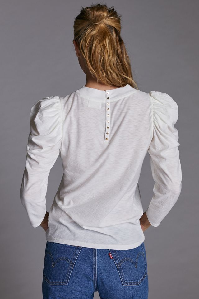 Nation Los Angeles Zeta Puff-Sleeve Top #2