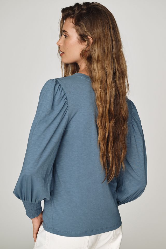 Nation Los Angeles Loren Puff-Sleeve Tee | Anthropologie