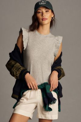 Nation Los Angeles Paulette Ruffle Tank