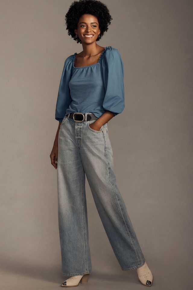 Nation Los Angeles Dale Renaissance Sleeve Top #2