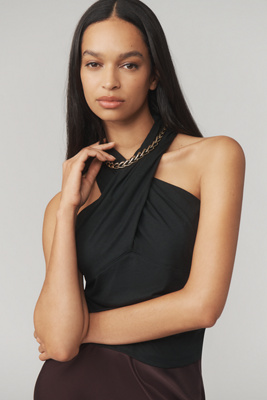 Nation Ltd Hanna Halter Top In Black