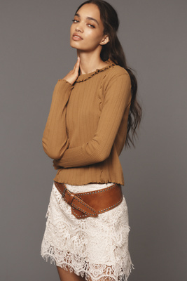 Nation Ltd Gizelle Long-sleeve Top In Green