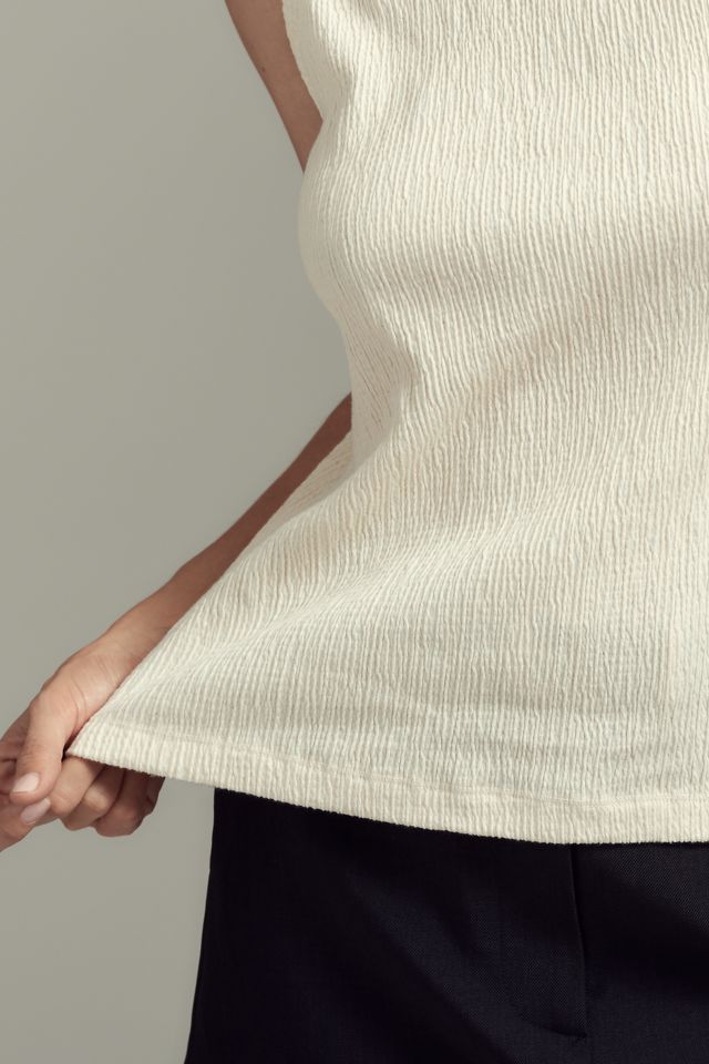 Nation Los Angeles Pearl Ruffle-Neck Top #3