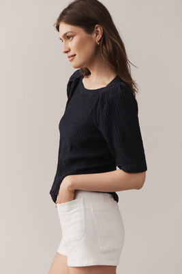 NATION LTD DEANA ENVELOPE SHORT-SLEEVE TOP 