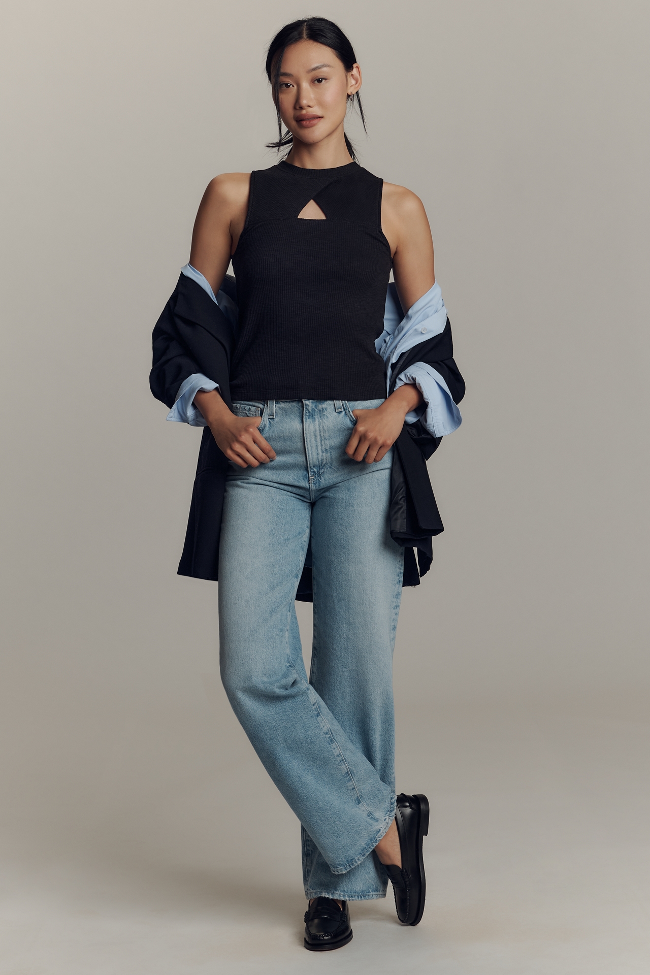 Nation Los Angeles Ellie Keyhole Top