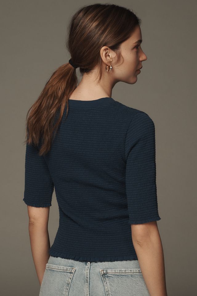 Nation Los Angeles Beverly Smocked Top #1