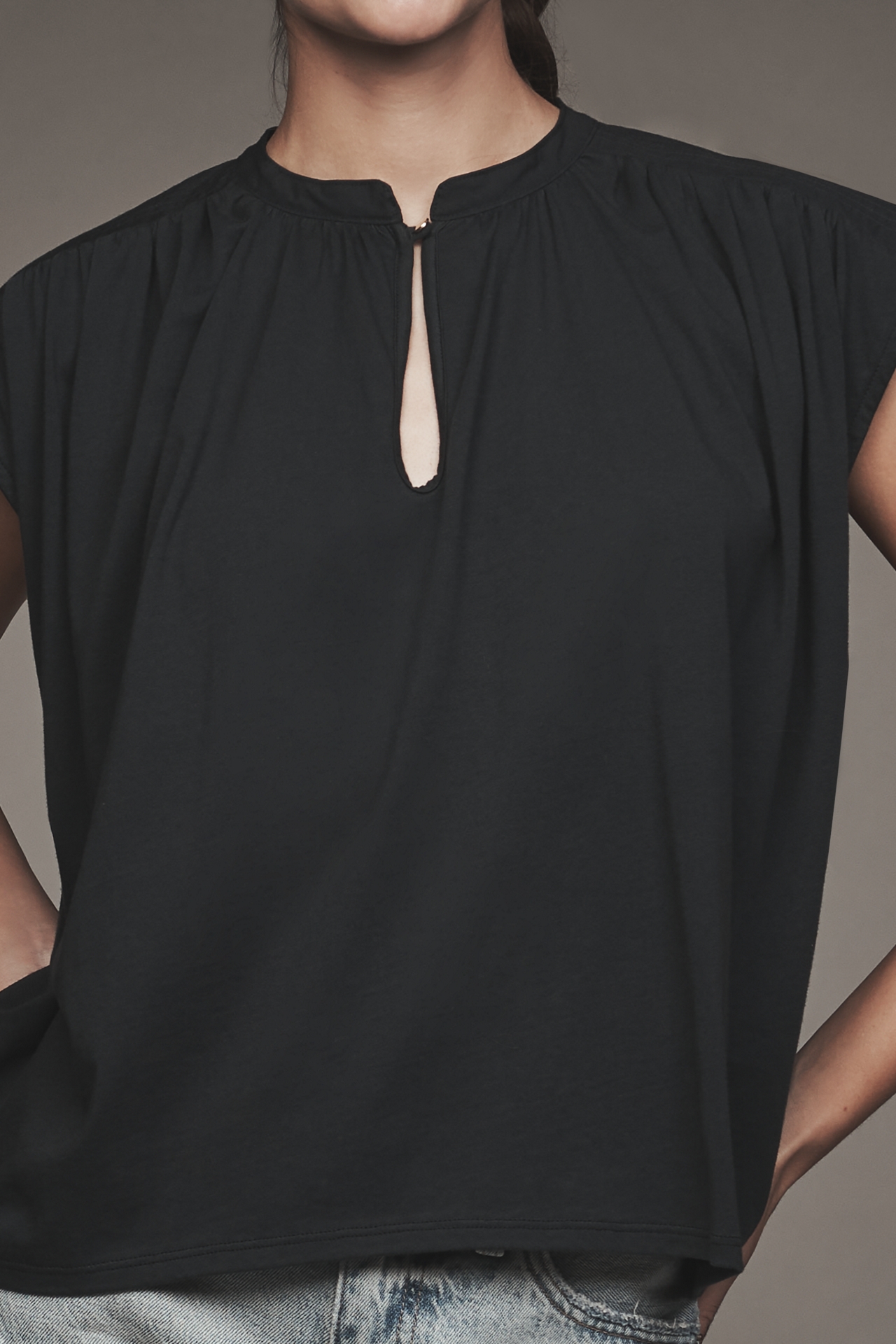 Nation Los Angeles Cary Keyhole Top