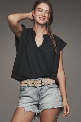 Anthropologie ロサンゼルス ディアナ エンベロープ半袖トップ ネイション・ロサンゼルス ディアナ・エンベロープ半袖トップス